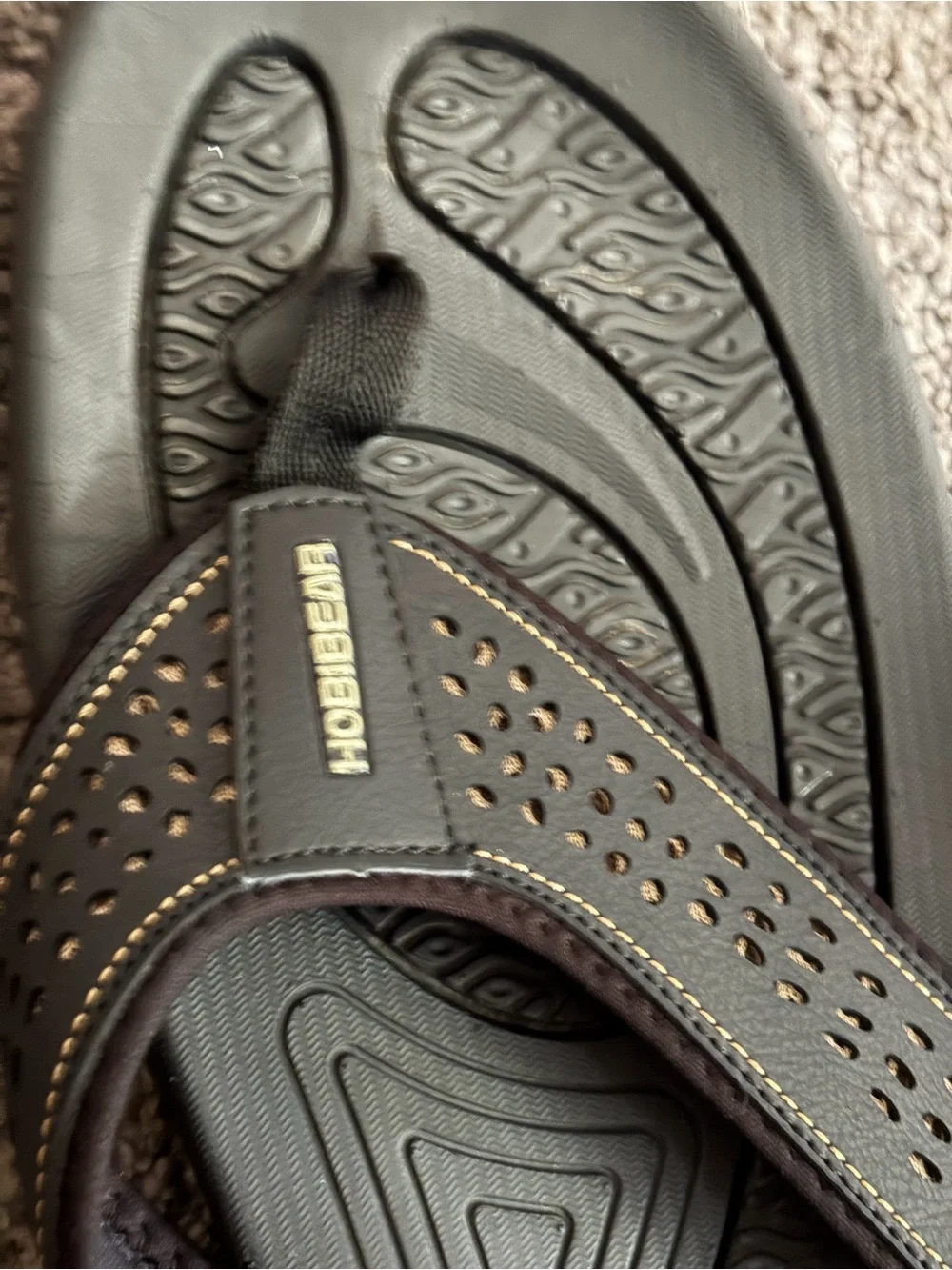NWOT Hobibear HR5061 Ramble Lite Wide Toe Slippers/ Sport Flip Flops Sz 15 pool